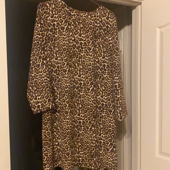 NWT J Crew Cheetah dress size 16! - Picture 3 of 3